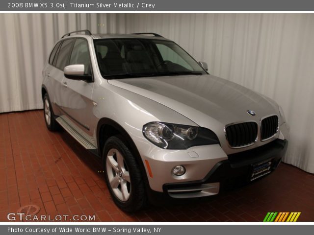 2008 BMW X5 3.0si in Titanium Silver Metallic