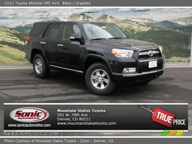 2013 Toyota 4Runner SR5 4x4 in Black