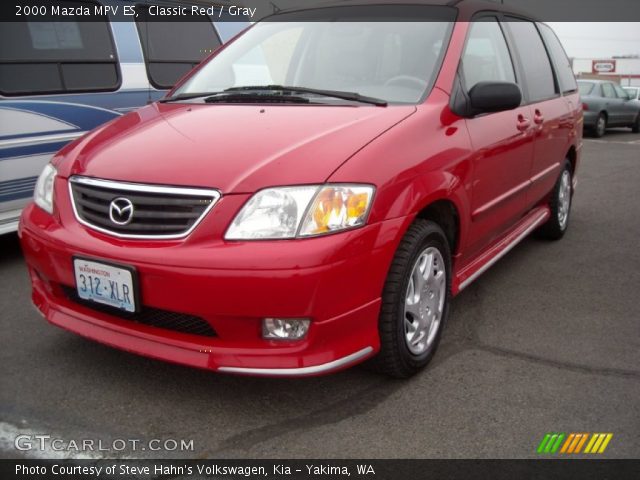 2000 Mazda MPV ES in Classic Red