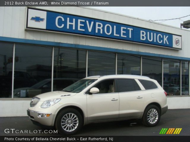 2012 Buick Enclave AWD in White Diamond Tricoat