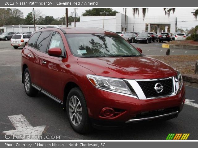 2013 Nissan Pathfinder SV in Cayenne Red