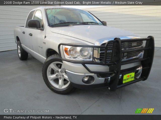 2008 Dodge Ram 1500 Lone Star Edition Quad Cab in Bright Silver Metallic