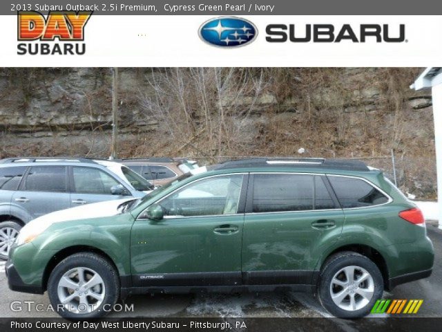 2013 Subaru Outback 2.5i Premium in Cypress Green Pearl