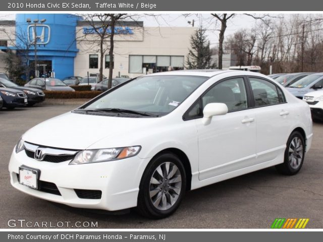 2010 Honda Civic EX Sedan in Taffeta White