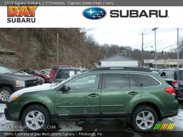 2013 Subaru Outback 2.5i Premium in Cypress Green Pearl