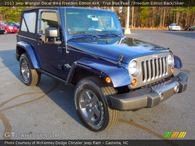 2013 Jeep Wrangler Oscar Mike Freedom Edition 4x4 in True Blue Pearl