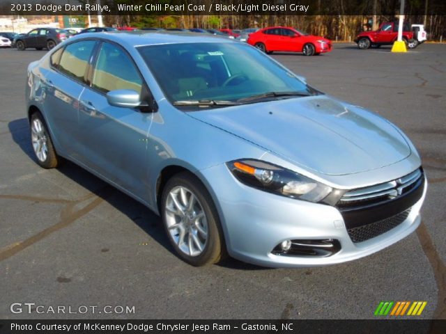2013 Dodge Dart Rallye in Winter Chill Pearl Coat