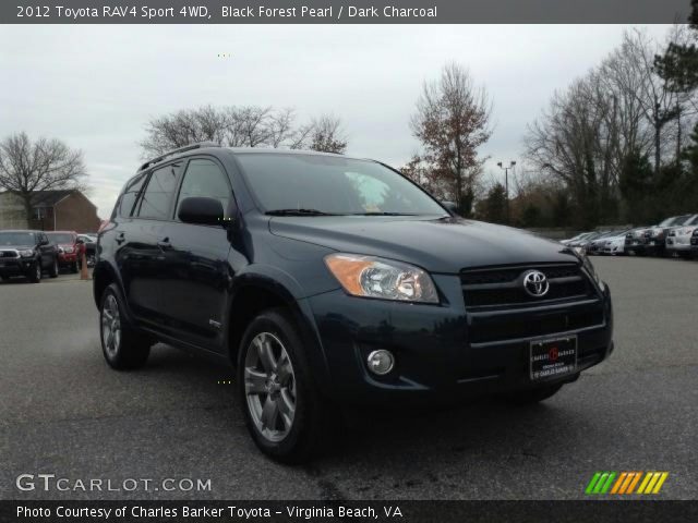 2012 Toyota RAV4 Sport 4WD in Black Forest Pearl
