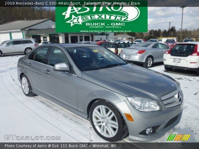 2009 Mercedes-Benz C 300 4Matic Sport in Palladium Silver Metallic