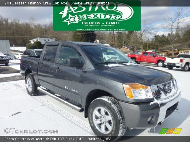 2011 Nissan Titan SV Crew Cab 4x4 in Smoke Gray