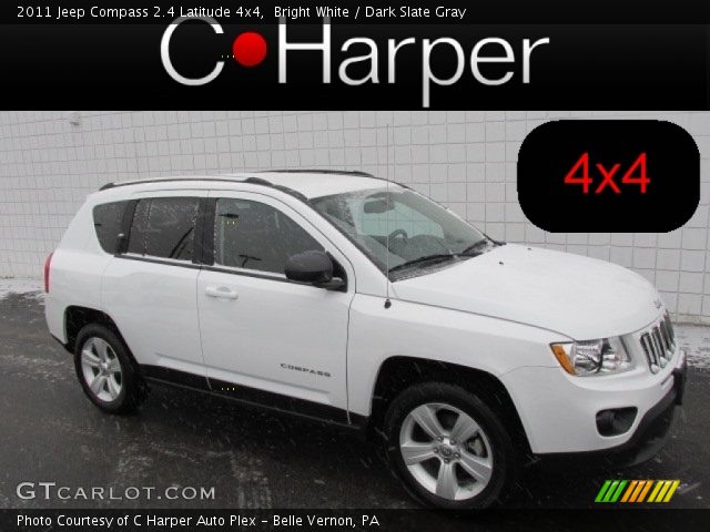 2011 Jeep Compass 2.4 Latitude 4x4 in Bright White