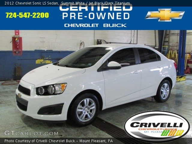 2012 Chevrolet Sonic LS Sedan in Summit White