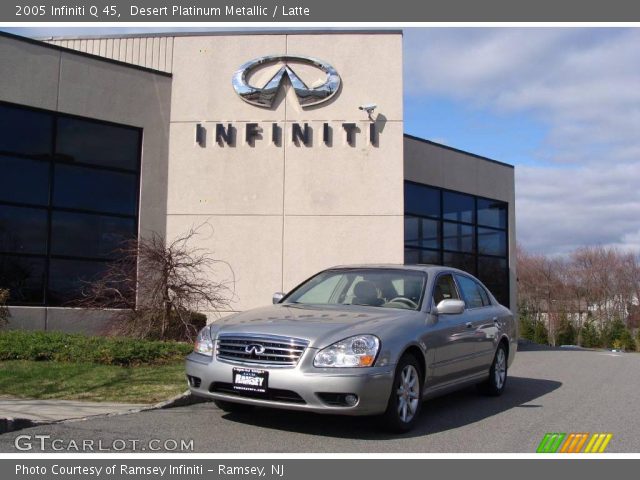2005 Infiniti Q 45 in Desert Platinum Metallic