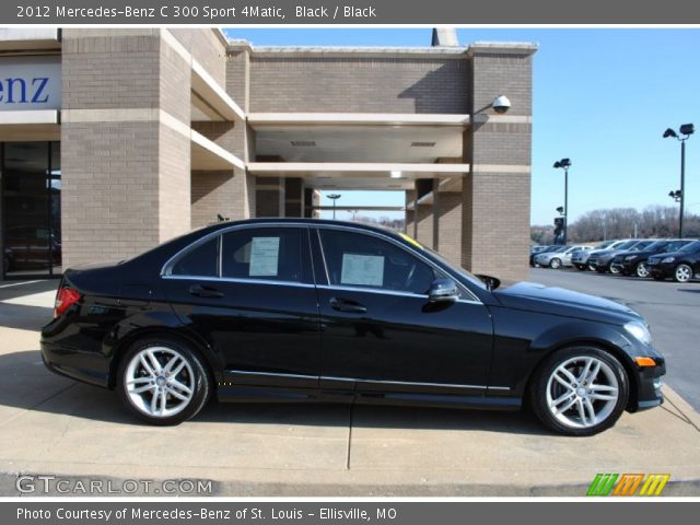 2012 Mercedes-Benz C 300 Sport 4Matic in Black