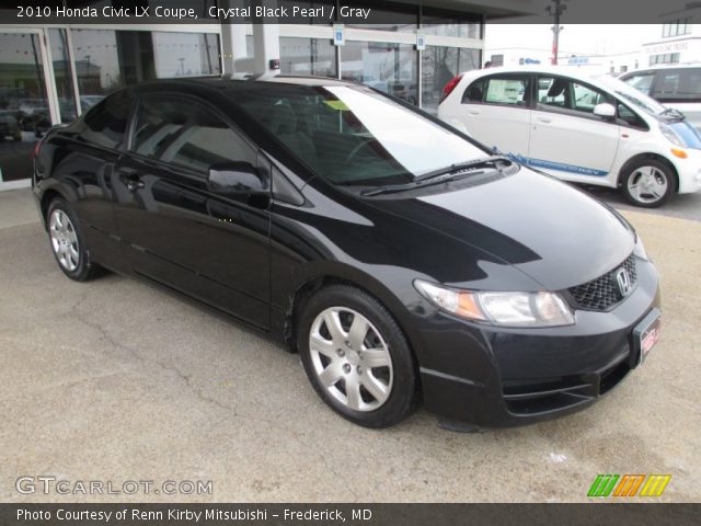 2010 Honda Civic LX Coupe in Crystal Black Pearl