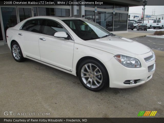 2008 Chevrolet Malibu LTZ Sedan in White