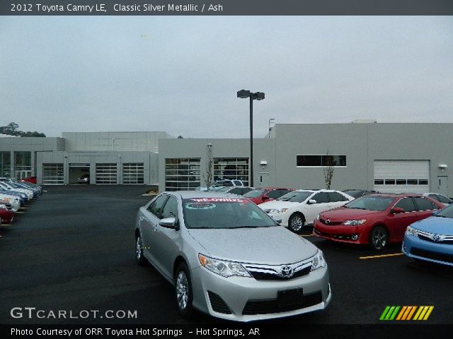 2012 Toyota Camry LE in Classic Silver Metallic
