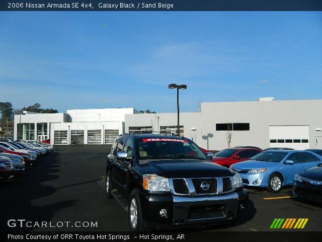 2006 Nissan Armada SE 4x4 in Galaxy Black