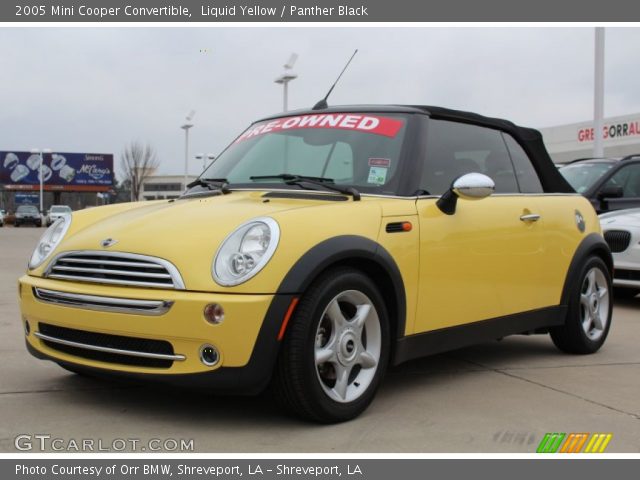 2005 Mini Cooper Convertible in Liquid Yellow
