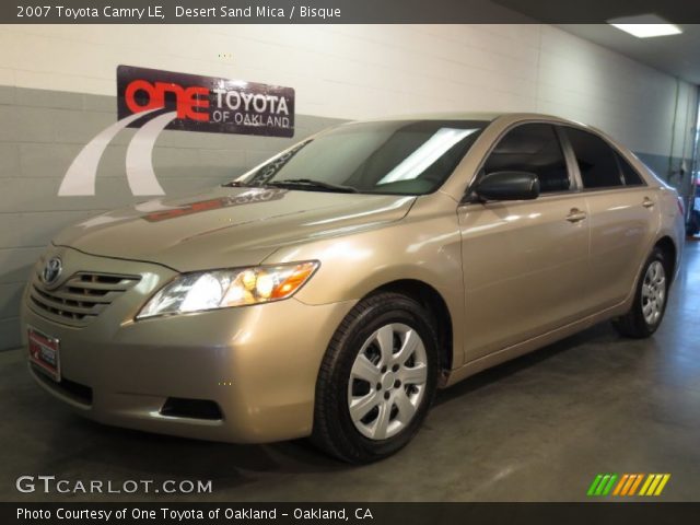 2007 Toyota Camry LE in Desert Sand Mica