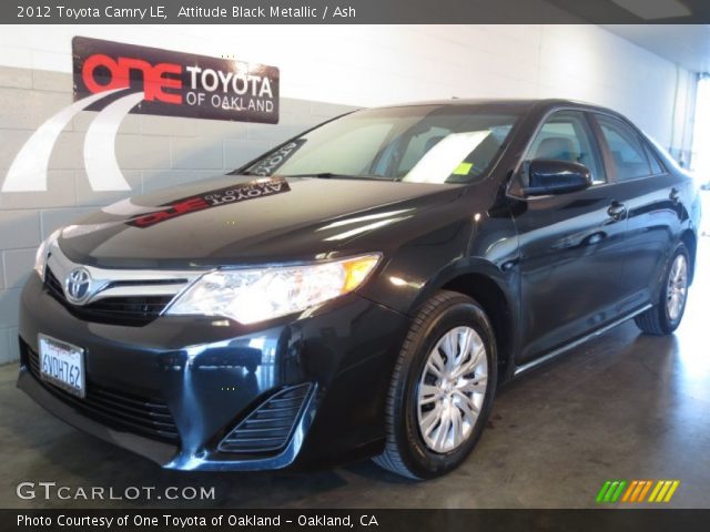 2012 Toyota Camry LE in Attitude Black Metallic