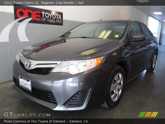 2012 Toyota Camry LE in Magnetic Gray Metallic
