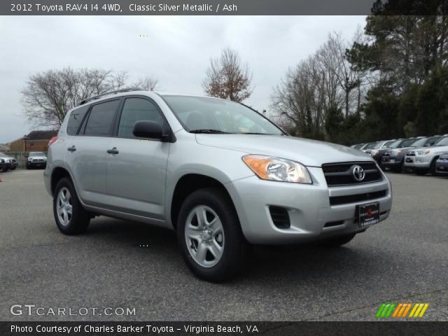 2012 Toyota RAV4 I4 4WD in Classic Silver Metallic