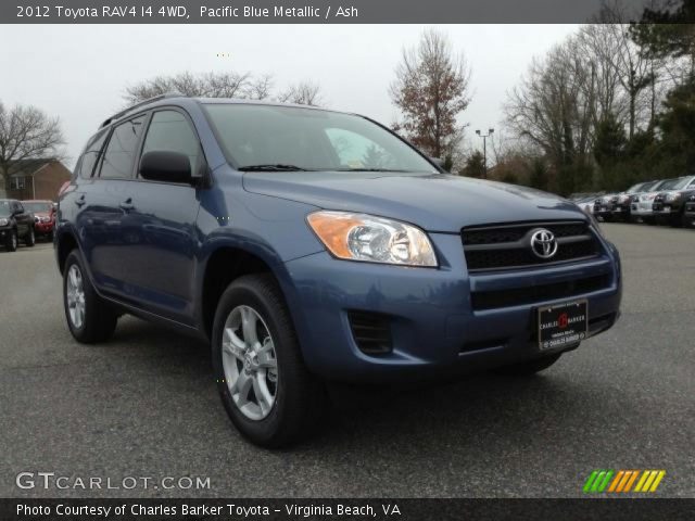 2012 Toyota RAV4 I4 4WD in Pacific Blue Metallic