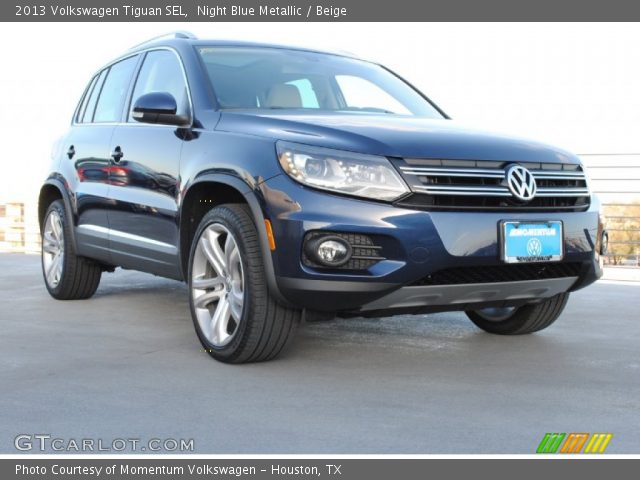 2013 Volkswagen Tiguan SEL in Night Blue Metallic
