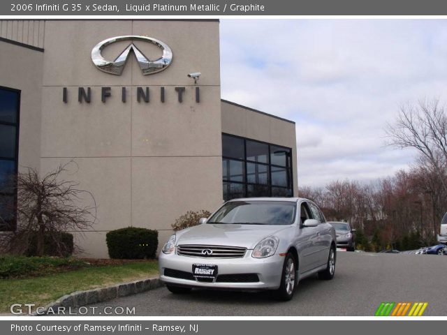 2006 Infiniti G 35 x Sedan in Liquid Platinum Metallic