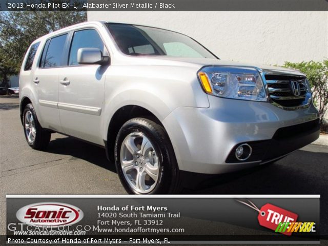 2013 Honda Pilot EX-L in Alabaster Silver Metallic