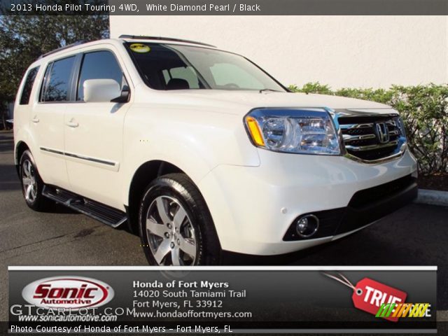 2013 Honda Pilot Touring 4WD in White Diamond Pearl