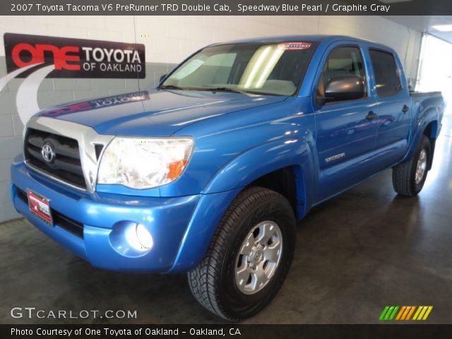 2007 Toyota Tacoma V6 PreRunner TRD Double Cab in Speedway Blue Pearl