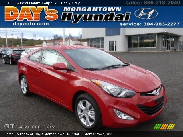 2013 Hyundai Elantra Coupe GS in Red