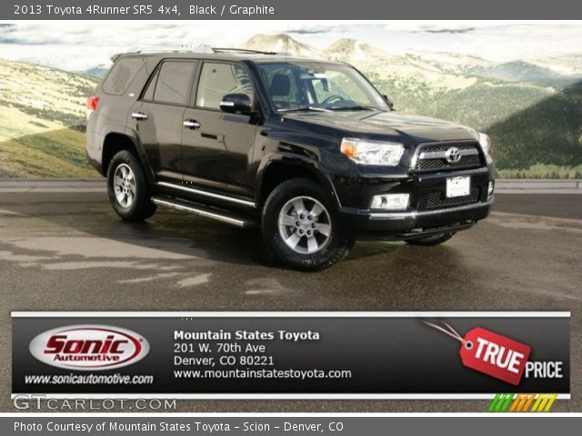 2013 Toyota 4Runner SR5 4x4 in Black