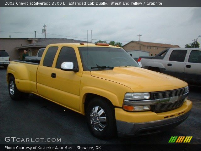 2002 Chevrolet Silverado 3500 LT Extended Cab Dually in Wheatland Yellow