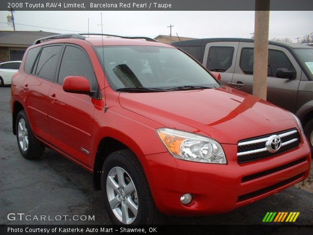 2008 Toyota RAV4 Limited in Barcelona Red Pearl