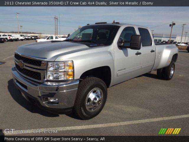 2013 Chevrolet Silverado 3500HD LT Crew Cab 4x4 Dually in Silver Ice Metallic