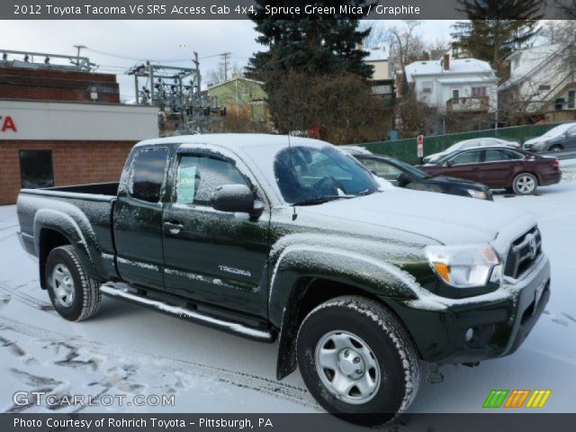 2012 Toyota Tacoma V6 SR5 Access Cab 4x4 in Spruce Green Mica