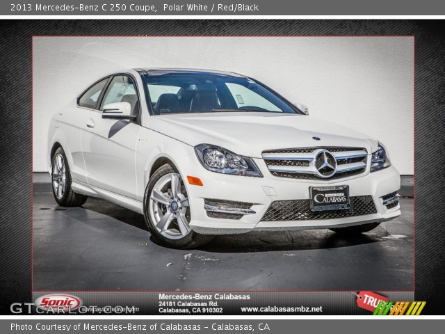 2013 Mercedes-Benz C 250 Coupe in Polar White