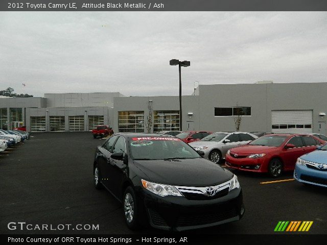 2012 Toyota Camry LE in Attitude Black Metallic