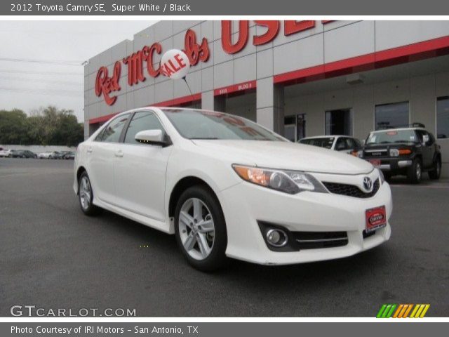 2012 Toyota Camry SE in Super White