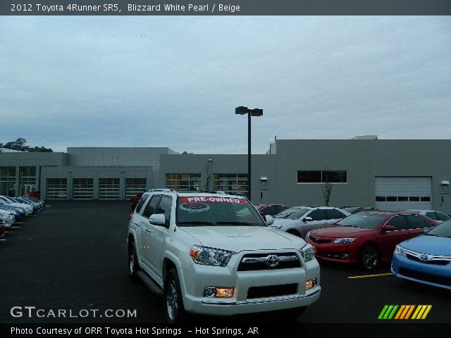 2012 Toyota 4Runner SR5 in Blizzard White Pearl