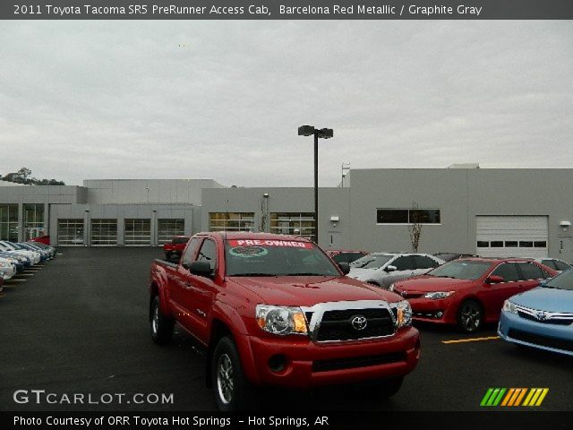 2011 Toyota Tacoma SR5 PreRunner Access Cab in Barcelona Red Metallic