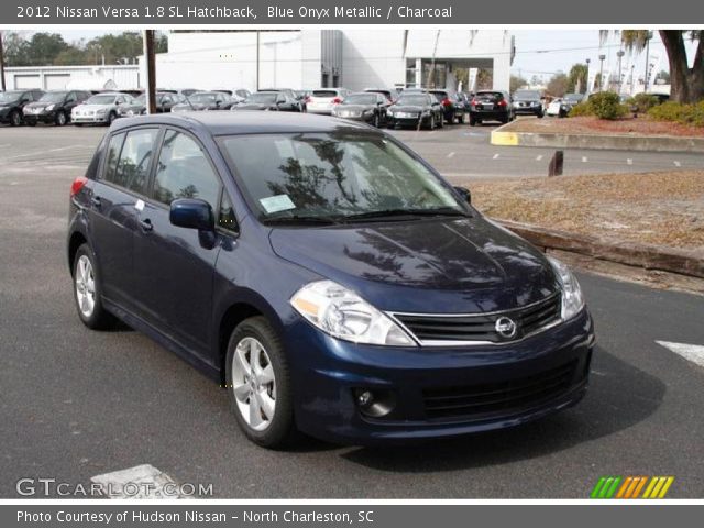 2012 Nissan Versa 1.8 SL Hatchback in Blue Onyx Metallic