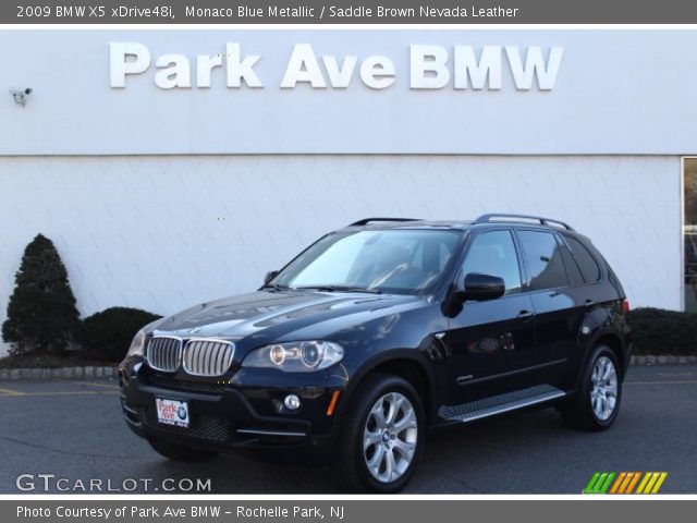 2009 BMW X5 xDrive48i in Monaco Blue Metallic