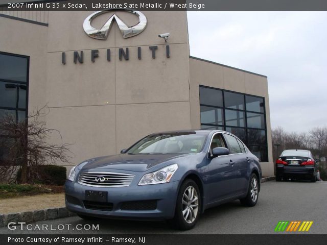 2007 Infiniti G 35 x Sedan in Lakeshore Slate Metallic