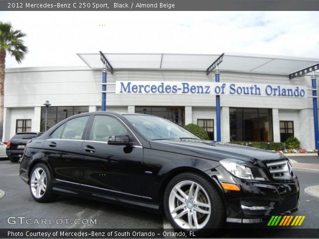 2012 Mercedes-Benz C 250 Sport in Black