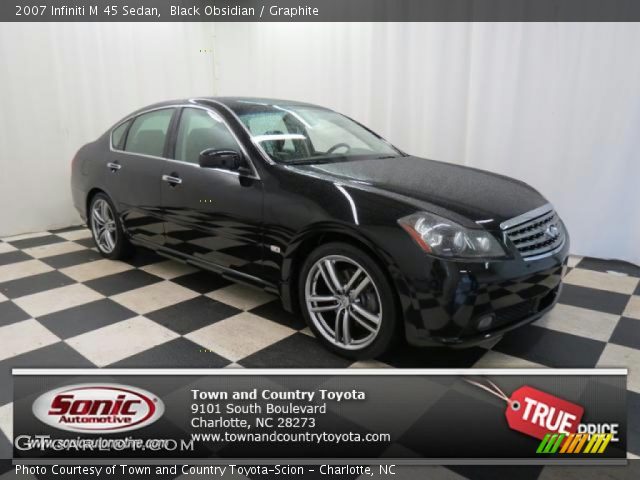 2007 Infiniti M 45 Sedan in Black Obsidian