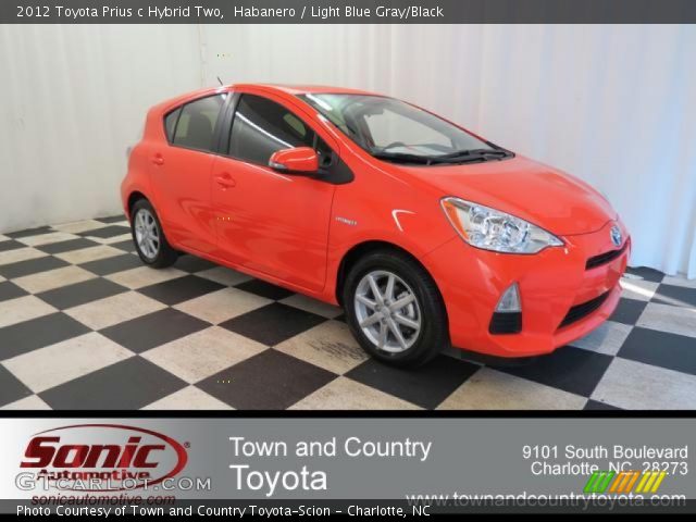 2012 Toyota Prius c Hybrid Two in Habanero